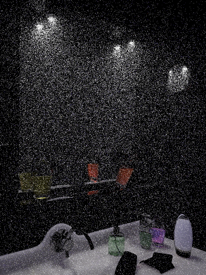 Volumetric photon mapping (P-P)